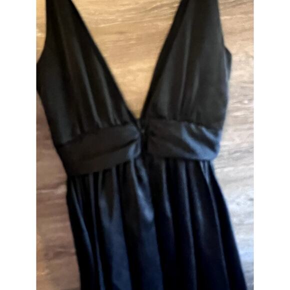 Donnee Par Dieu Dress Black Mini Party V neck Size Small - Picture 6 of 8